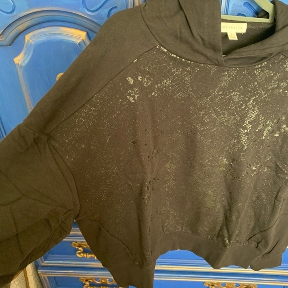 New! Socialite Lightweight Snake Print Hoodie Sz Small - Picture 2 of 4